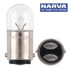 Narva 47209 - 12V 5W BA15d R5W Incandescent Globes (Box of 10)